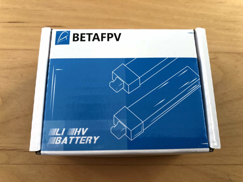 外観　BETAFPV 8個入りPH2.0 300mAh 1S lipo バッテリー 30C 4.35V 1Sマイクロブラシレスフープ用